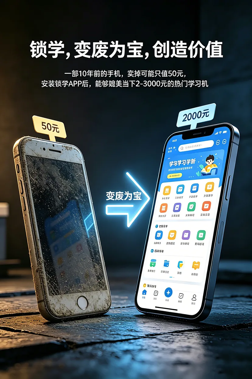 改造闲置手机，变废为宝、助力学习